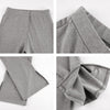 Sweatpants Tracksuit Women Pants Casual High Waist Side Split Trousers-Pants-Arimonz-Arimonz