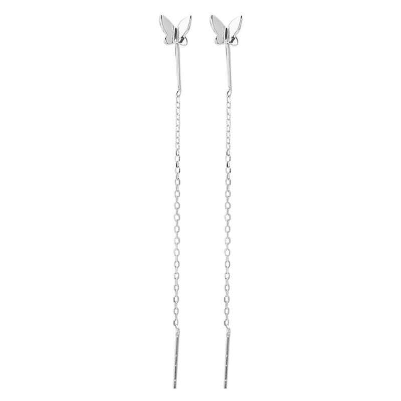 Tassel Butterfly Drop Earrings-Earrings-Arimonz-Arimonz
