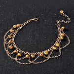 Tassel Chain Bells Anklet Chain Anklet Jewelry-Anklets-Arimonz-Arimonz