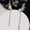 Tassel Dangle Feather Drop Earrings for Women Fine Jewelry Earrings-Earrings-Arimonz-Arimonz