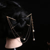 Tassel Double Chain Hair Fork Hairpin Retro Hair Accessories Hairgrip-Hair Accessories-Arimonz-Arimonz