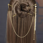 Tassel Double Chain Hair Fork Hairpin Retro Hair Accessories Hairgrip-Hair Accessories-Arimonz-2-Arimonz