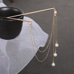 Tassel Double Chain Hair Fork Hairpin Retro Hair Accessories Hairgrip-Hair Accessories-Arimonz-Arimonz