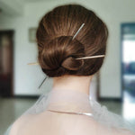 Tassel Double Chain Hair Fork Hairpin Retro Hair Accessories Hairgrip-Hair Accessories-Arimonz-Gold Silver 2pcs-Arimonz
