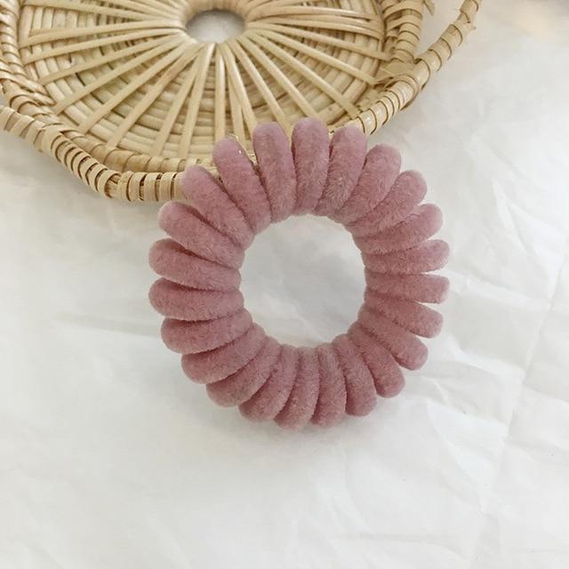 Telephone Wire Hair Band-Hair Accessories-Arimonz-Pink-Arimonz