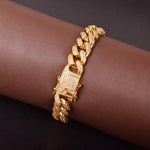 Thick Iced Hiphop Jewelry Bacelet-Braceletes-Arimonz-Arimonz