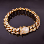 Thick Iced Hiphop Jewelry Bacelet-Braceletes-Arimonz-Arimonz