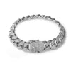 Thick Iced Hiphop Jewelry Bacelet-Braceletes-Arimonz-silver-7inch 17.8cm-Arimonz