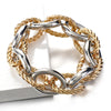 Thick Twist Chain Bracelets for Women Statement Metal Chain Bracelet-Braceletes-Arimonz-Arimonz