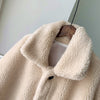 Thicken Warm Teddy Fur Jacket Coat Women Casual Lamb Faux Fur Overcoat-Fuzzy Jackets-Arimonz-Arimonz
