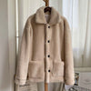 Thicken Warm Teddy Fur Jacket Coat Women Casual Lamb Faux Fur Overcoat-Fuzzy Jackets-Arimonz-Beige-S-Arimonz