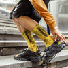 Tie Dye Letter Socks Cotton Colorful Skateboard Fashionable Socks-Socks & Tights-Arimonz-Arimonz