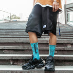 Tie Dye Letter Socks Cotton Colorful Skateboard Fashionable Socks-Socks & Tights-Arimonz-Arimonz