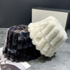 Tie Dye Panama Women Felt Hat Winter Women Classic British Felt Hats-Bucket Hats-Arimonz-Arimonz