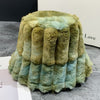Tie Dye Panama Women Felt Hat Winter Women Classic British Felt Hats-Bucket Hats-Arimonz-Army Green-Arimonz
