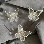 Transparent Butterfly Hair Claws Hairpin Cute Transparent Acrylic Clip-Hair Accessories-Arimonz-Arimonz