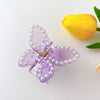 Transparent Butterfly Hair Claws Hairpin Cute Transparent Acrylic Clip-Hair Accessories-Arimonz-B8-Arimonz