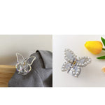 Transparent Butterfly Hair Claws Hairpin Cute Transparent Acrylic Clip-Hair Accessories-Arimonz-C2-Arimonz