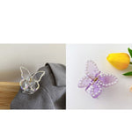 Transparent Butterfly Hair Claws Hairpin Cute Transparent Acrylic Clip-Hair Accessories-Arimonz-C4-Arimonz