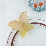 Transparent Butterfly Hair Claws Hairpin Cute Transparent Acrylic Clip-Hair Accessories-Arimonz-E11-Arimonz