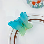 Transparent Butterfly Hair Claws Hairpin Cute Transparent Acrylic Clip-Hair Accessories-Arimonz-E12-Arimonz