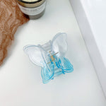 Transparent Butterfly Hair Claws Hairpin Cute Transparent Acrylic Clip-Hair Accessories-Arimonz-E2-Arimonz
