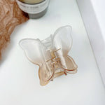 Transparent Butterfly Hair Claws Hairpin Cute Transparent Acrylic Clip-Hair Accessories-Arimonz-E3-Arimonz