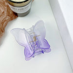 Transparent Butterfly Hair Claws Hairpin Cute Transparent Acrylic Clip-Hair Accessories-Arimonz-E4-Arimonz