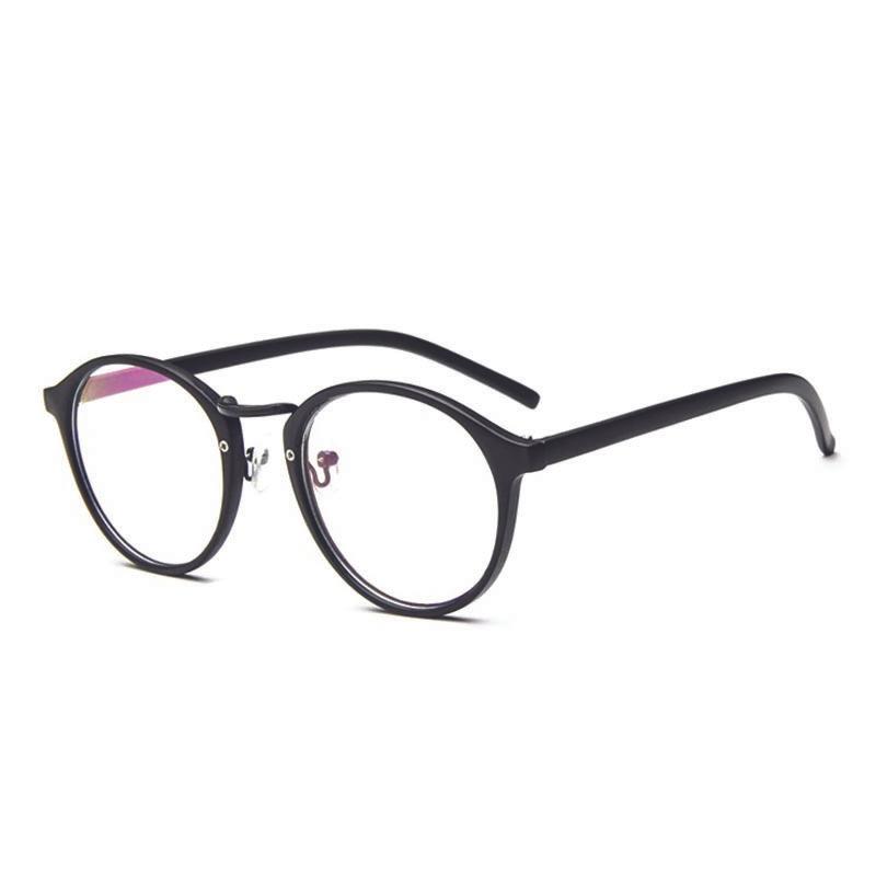 Transparent Round Glasses Clear Frame Glasses For Women-Sunglasses-Arimonz-Black-Arimonz