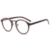 Transparent Round Glasses Clear Frame Glasses For Women-Sunglasses-Arimonz-Brown-Arimonz