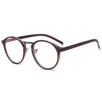 Transparent Round Glasses Clear Frame Glasses For Women-Sunglasses-Arimonz-Brown-Arimonz