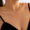 Trendy Gold Color Petals Shape Neck Chain Choker Necklace for Women-Necklaces-Arimonz-Arimonz