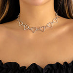 Trendy Gold Color Petals Shape Neck Chain Choker Necklace for Women-Necklaces-Arimonz-type 5-Arimonz