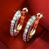 Trendy Small Hoop Earrings for Women Daily Jewelry Accessory-Earrings-Arimonz-Rose Gold-Arimonz