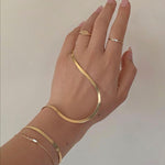 Trendy Street Style Snake Chain-Necklaces-Arimonz-Arimonz