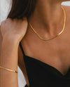 Trendy Street Style Snake Chain-Necklaces-Arimonz-Arimonz