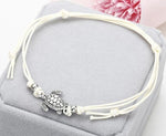 Turtle Shape Rope Anklets For Women Rope Anklets The Leg Foot Chain-Anklets-Arimonz-white-Arimonz