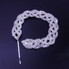 Twist Braid Hair Comb Chain Accessory Headwear for Women Crystal Hair-Hair Accessories-Arimonz-Arimonz