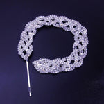 Twist Braid Hair Comb Chain Accessory Headwear for Women Crystal Hair-Hair Accessories-Arimonz-Arimonz