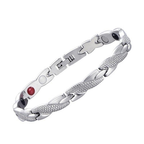 Twisted Magnetic Therapy Bracelet Trendy Energy Magnets Jewelry-Braceletes-Arimonz-Arimonz