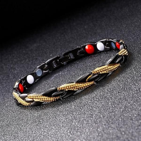 Twisted Magnetic Therapy Bracelet Trendy Energy Magnets Jewelry-Braceletes-Arimonz-Arimonz