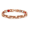 Twisted Magnetic Therapy Bracelet Trendy Energy Magnets Jewelry-Braceletes-Arimonz-Rose Gold-Arimonz