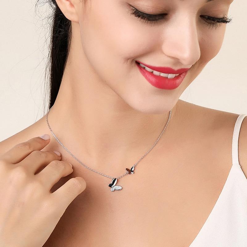 Two Butterfly Necklace-Necklaces-Arimonz-Arimonz
