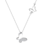 Two Butterfly Necklace-Necklaces-Arimonz-Arimonz