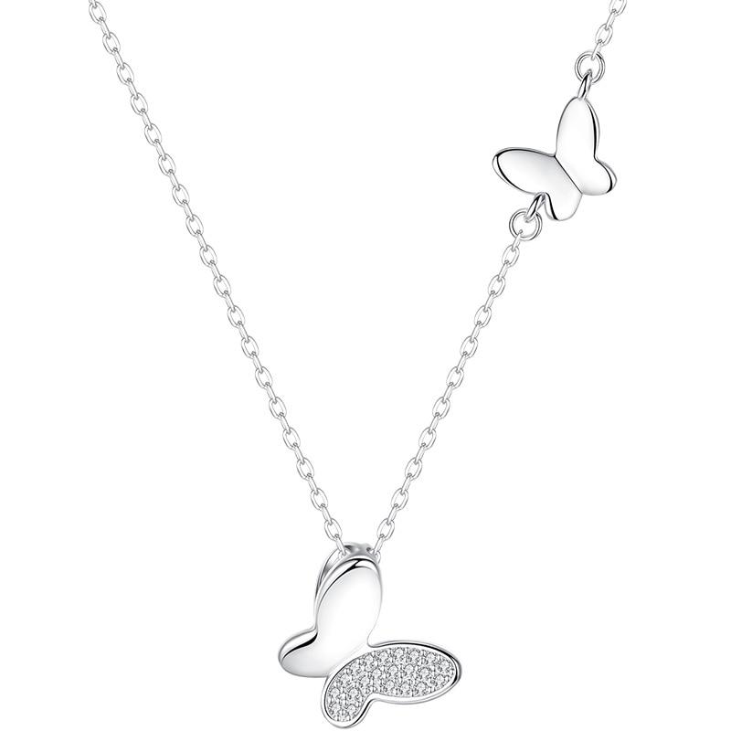 Two Butterfly Necklace-Necklaces-Arimonz-Arimonz
