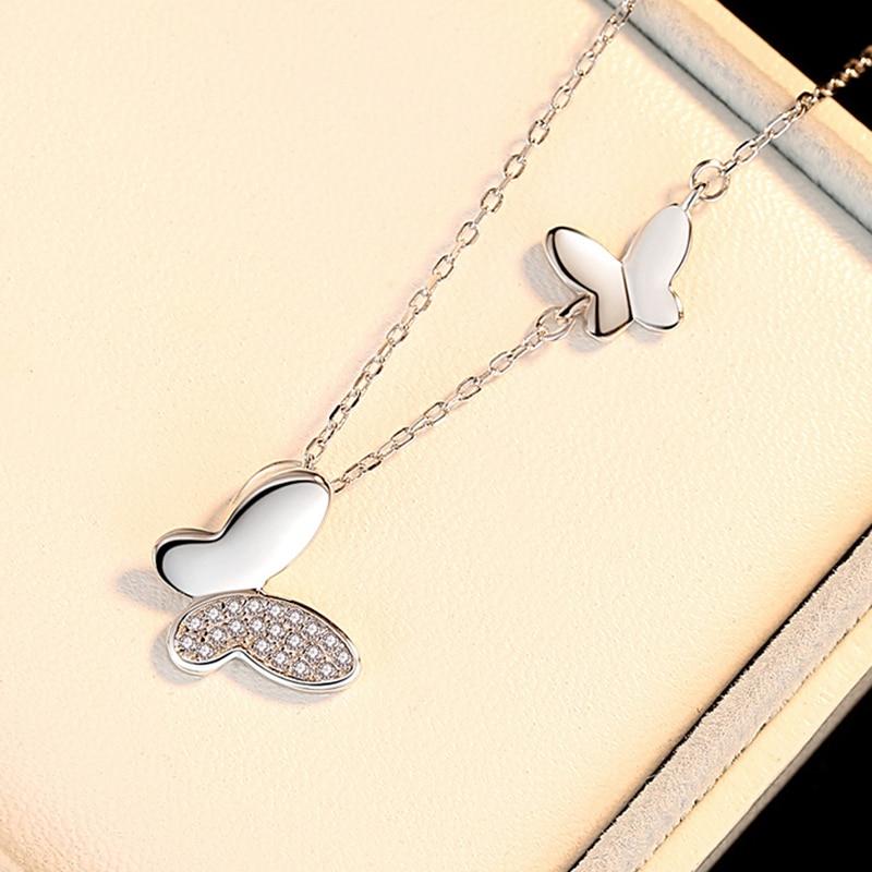 Two Butterfly Necklace-Necklaces-Arimonz-Arimonz