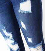Ultra Stretchy Tassel Ripped Jeans Woman Denim Pants Trouser For Women-Skinny Jeans-Arimonz-Arimonz