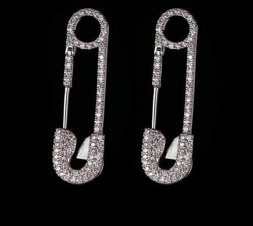 Unique Pin Earrings-Earrings-Arimonz-Arimonz
