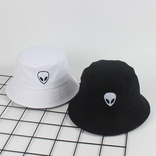 Unisex Embroidery Foldable Bucket Hat Summer Hat Streetwear Bucket Cap-Bucket Hats-Arimonz-Arimonz