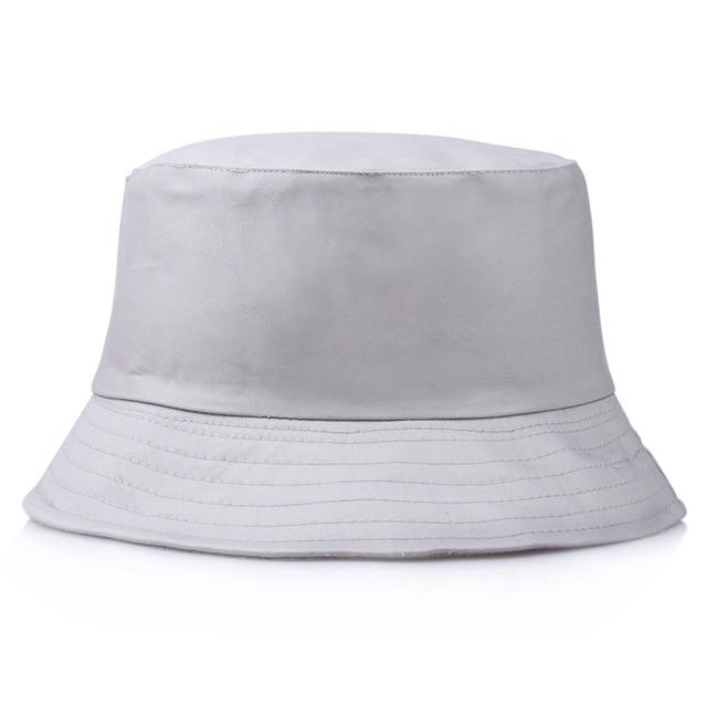 Unisex Embroidery Foldable Bucket Hat Summer Hat Streetwear Bucket Cap-Bucket Hats-Arimonz-gray-Arimonz